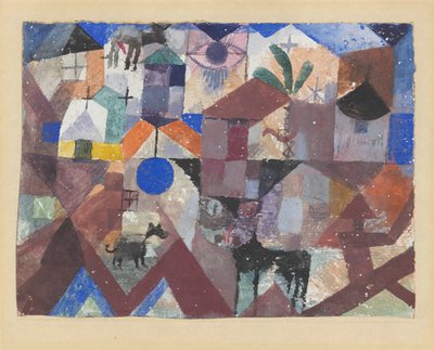 Tiergarten, 1918. af Paul Klee