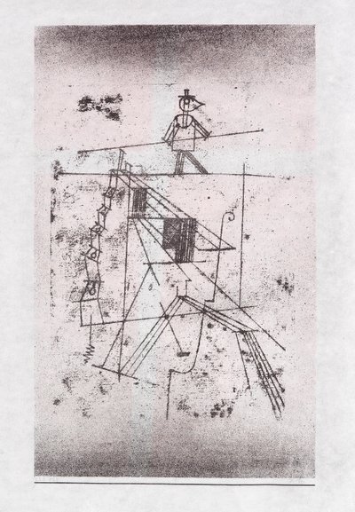 Tightrope Walker, 1923. af Paul Klee