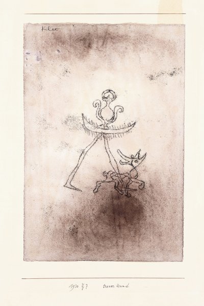 Loyal hund af Paul Klee
