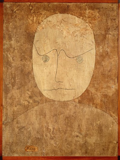 Un savant - en lærd (maleri på lærred) af Paul Klee