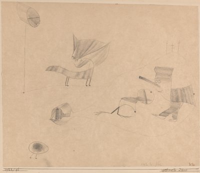 Forheksede dyr af Paul Klee