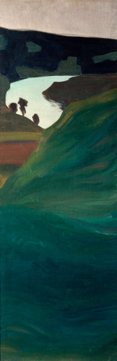 Udsigt over dalen ved Aar å (maleri af Paul Klee