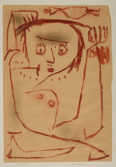 En forudanelse. 1939 af Paul Klee
