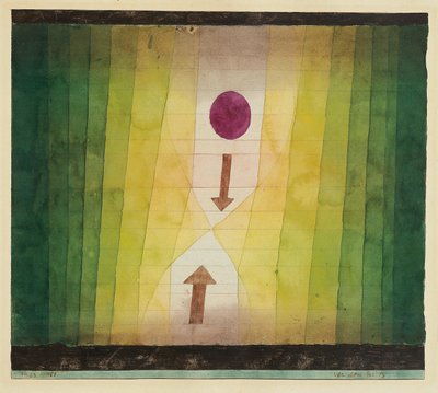 Vor dem Blitz Before the Lightning, 1923. af Paul Klee