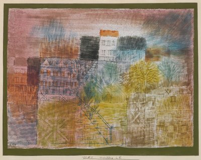 Vorfrühling i H. Tidligt forår i H. , 1925. af Paul Klee