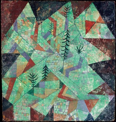 Wald bau (trækonstruktion) af Paul Klee