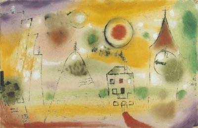 Vinterdag kort før middag af Paul Klee