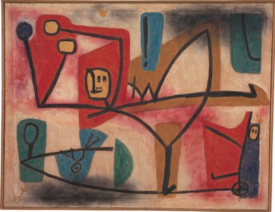 Cockiness Exuberance, 1939. af Paul Klee