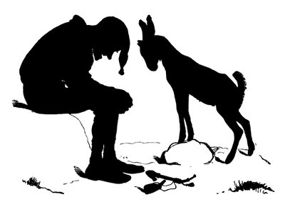 Silhouette af Paul Konewka (litho) af Paul Konewka