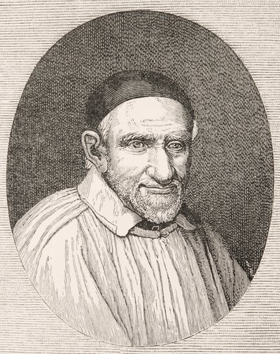 Sankt Vincent de Paul 1581 - 1660. Fransk katolsk præst og helgen. Efter et værk af Simon Francois. af Paul Lacroix