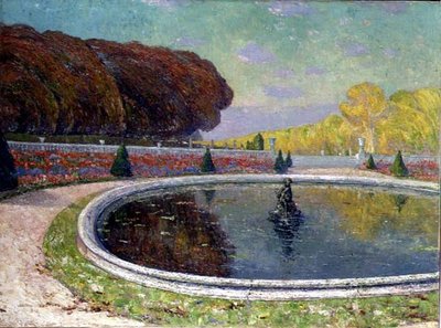 Grand Bassin (olie på lærred) af Paul Leduc