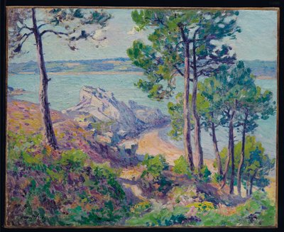 Ved kysten, ca. 1906 (olie på lærred) af Paul Madeline