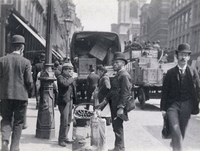 Sherbet- eller vandsælger i Cheapside, 1893 af Paul Martin