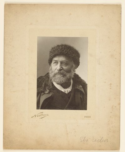 Élie [Élisèe] Reclus af Paul Nadar