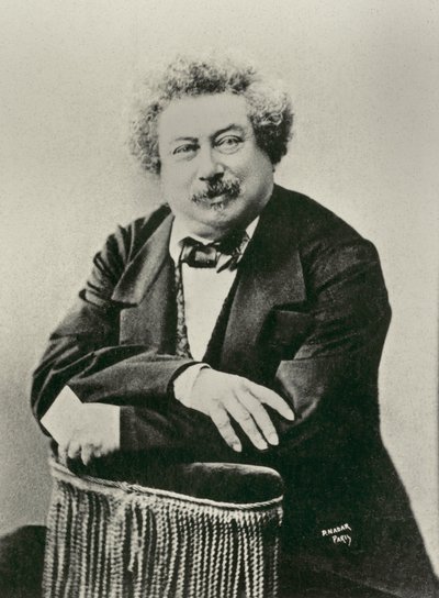 Portræt af Alexandre Dumas Père (foto) af Paul Nadar