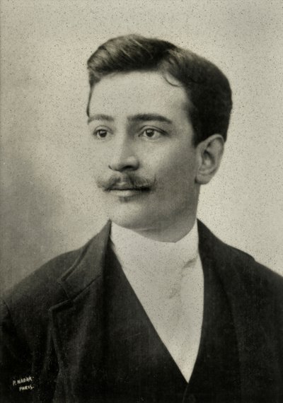 Portræt af Hugues Le roux (foto) af Paul Nadar