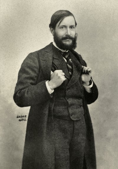 Portræt af Jean Louis Forain (foto) af Paul Nadar