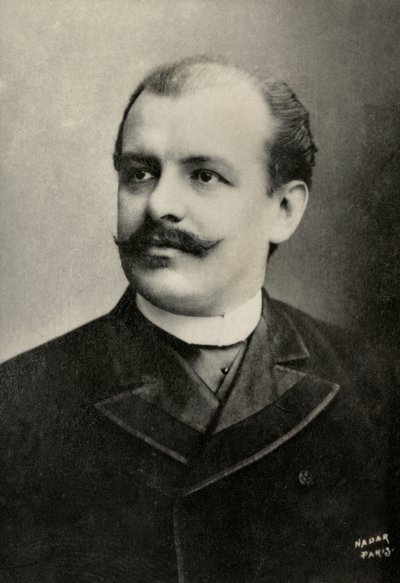 Portræt af Jean de Reszke (foto) af Paul Nadar