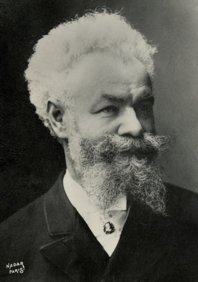 Portræt af Michel Munkaczy (foto) af Paul Nadar