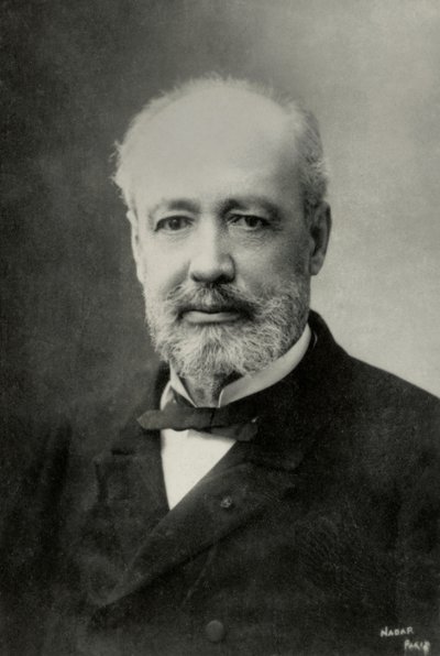 Portræt af den franske læge Leon Labbe (foto) af Paul Nadar
