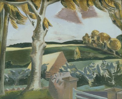 Cumberland Landskab af Paul Nash