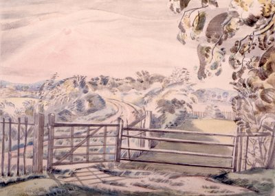 Tegning ved Oxenbridge af Paul Nash