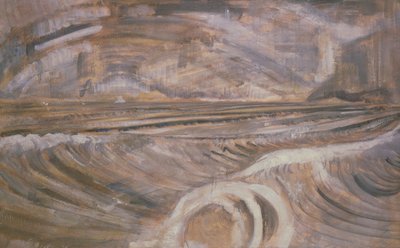 Dymchurch, ca. 1921 (olie på lærred) af Paul Nash