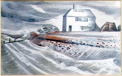 House by the Sea, Dymchurch, Kent af Paul Nash