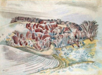 Landskab af Paul Nash