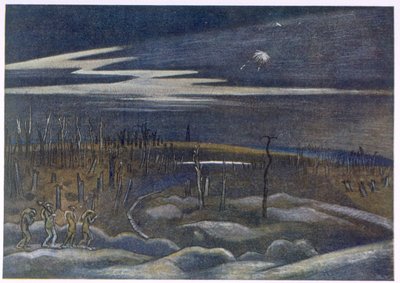 Meadow with Copse, fra British Artists at the Front, Fortsættelse af The Western Front, del tre, Paul Nash af Paul Nash