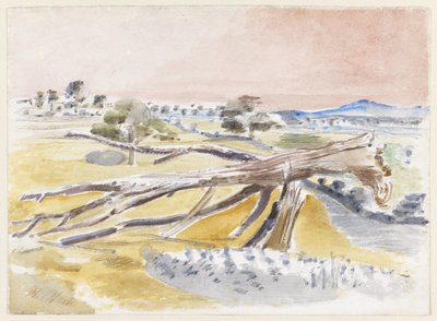 Monstermark, studie II af Paul Nash