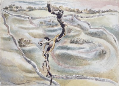 Objekt ved Scarbank af Paul Nash
