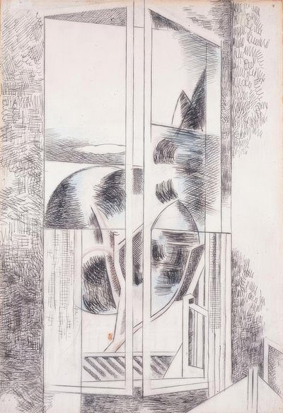 Riviera Window Abstrakt af Paul Nash