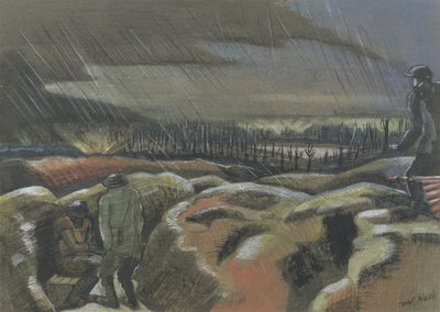 Shellburst, Zillebeke af Paul Nash