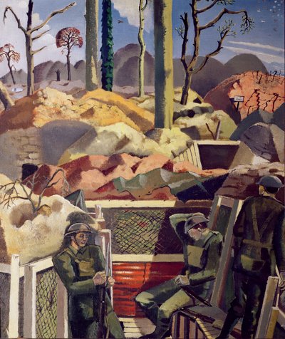 Forår i skyttegravene, Ridge Wood af Paul Nash