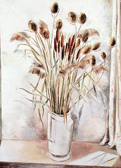 Bullrushes af Paul Nash