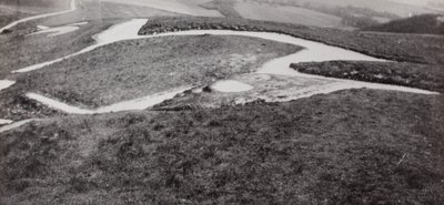 Den hvide hest, Uffington, Berkshire af Paul Nash