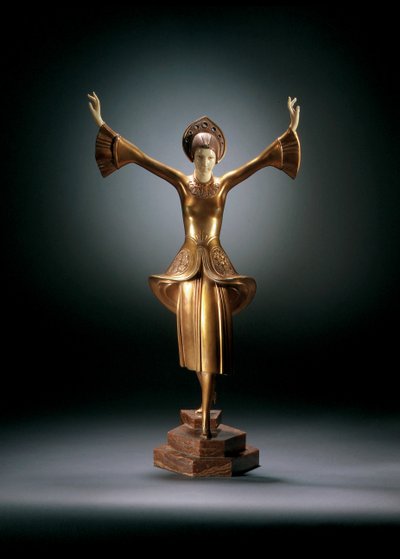 Stjernen (forgyldt bronze og elfenben) af Paul Philippe