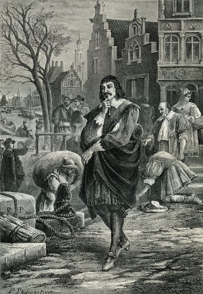 René Descartes i Amsterdam af Paul Phillipoteaux