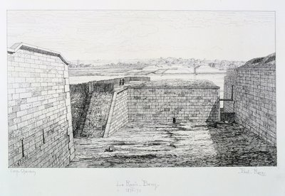 La Rapee-Bercy, belejring af Paris, 1870-1871. af Paul Roux