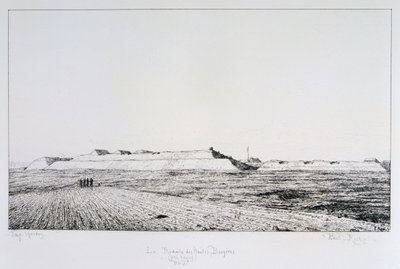 La Redoute des Hautes Brugeres, belejring af Paris, 1870-1871 af Paul Roux