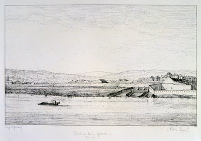 Daggry - Grenelle, belejring af Paris, 1870-1871 af Paul Roux