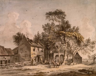 Et offentligt hus af Paul Sandby, RA af Paul Sandby