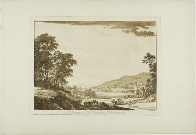 Bangor i grevskabet Caernarvon af Paul Sandby