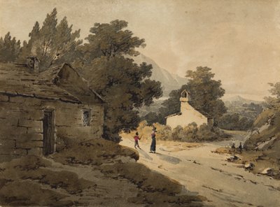 Bassenthwaite, Lake District (wc på papir) af Paul Sandby
