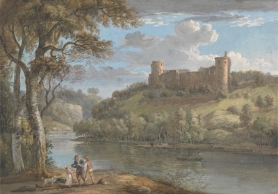 Bothwell Castle, fra syd af Paul Sandby