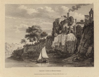 Chepstow Castle af Paul Sandby