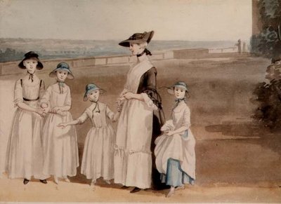 Døtre af Earl Waldegrave af Paul Sandby
