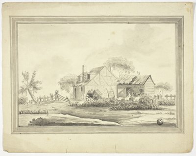 Stuehus af Paul Sandby