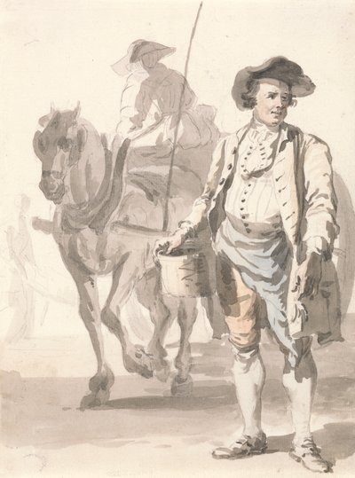 London Cries: A Tinker and His Wife af Paul Sandby